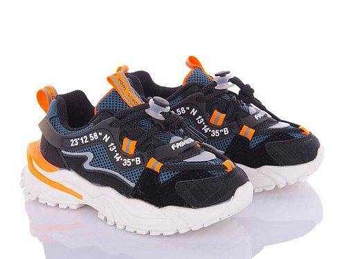 Кроссовки Violeta G15-C2136 black-orange оптом в магазине Violeta-Wonex