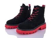Ботинки Violeta 197-56 black-red оптом в магазине Violeta-Wonex