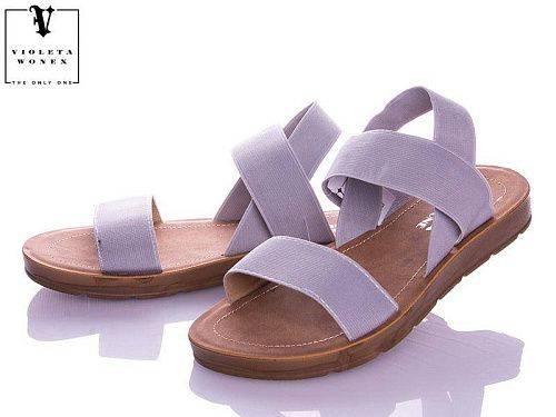 Босоножки Violeta 8-302 grey оптом в магазине Violeta-Wonex