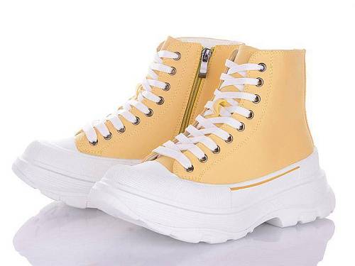 Ботинки Violeta 166-31 yellow-white оптом в магазине Violeta-Wonex