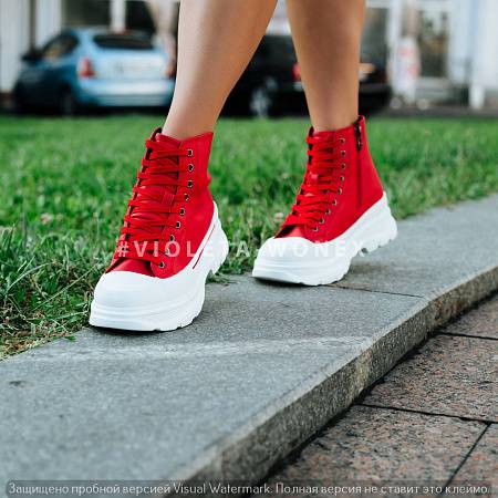 Ботинки Violeta 166-31 red-white оптом в магазине Violeta-Wonex