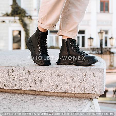 Ботинки Violeta 166-31 black-black оптом в магазине Violeta-Wonex