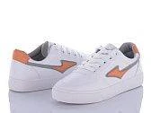 Кроссовки Violeta Z4-6821 white-orange-grey оптом в магазине Violeta-Wonex